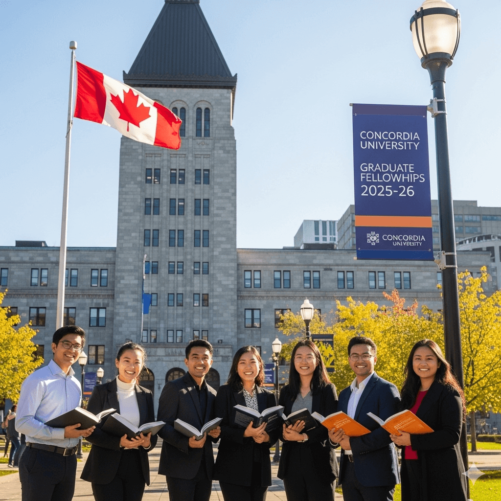 Concordia University Graduate Fellowships 2025-26 for MA and PhD students in Canada focusing on social justice research